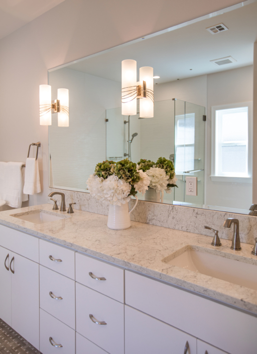 Master bath vanity